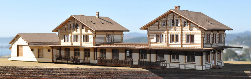 laser cut model railroad buildings